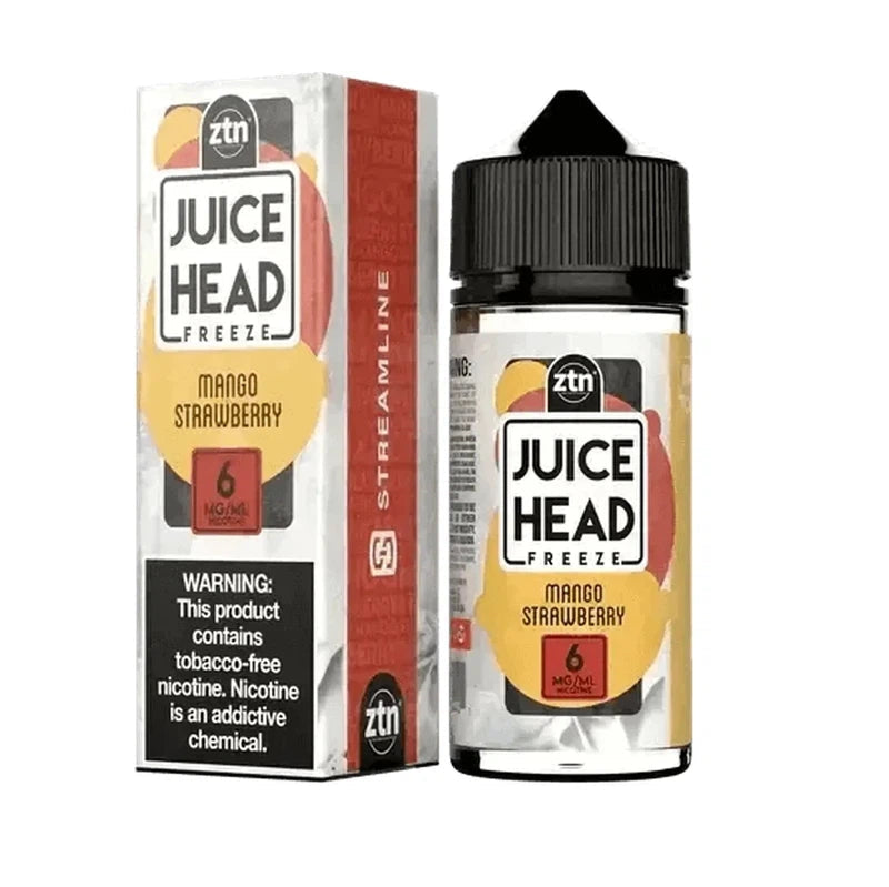 JUICE HEAD E-LIQUID MANGO STRAWBERRY FREEZE ZTN - 100ML - E-Juice Steals