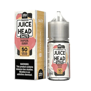 JUICE HEAD SALT GUAVA PEACH FREEZE ZTN - 30ML - E-Juice Steals
