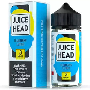 JUICE HEAD E-LIQUID BLUEBERRY LEMON - 30ML(FREEBASE) - E-Juice Steals