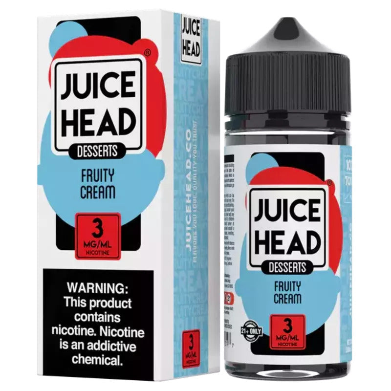 JUICE HEAD E-LIQUID FRUITY CREAM - 100ML - E-Juice Steals