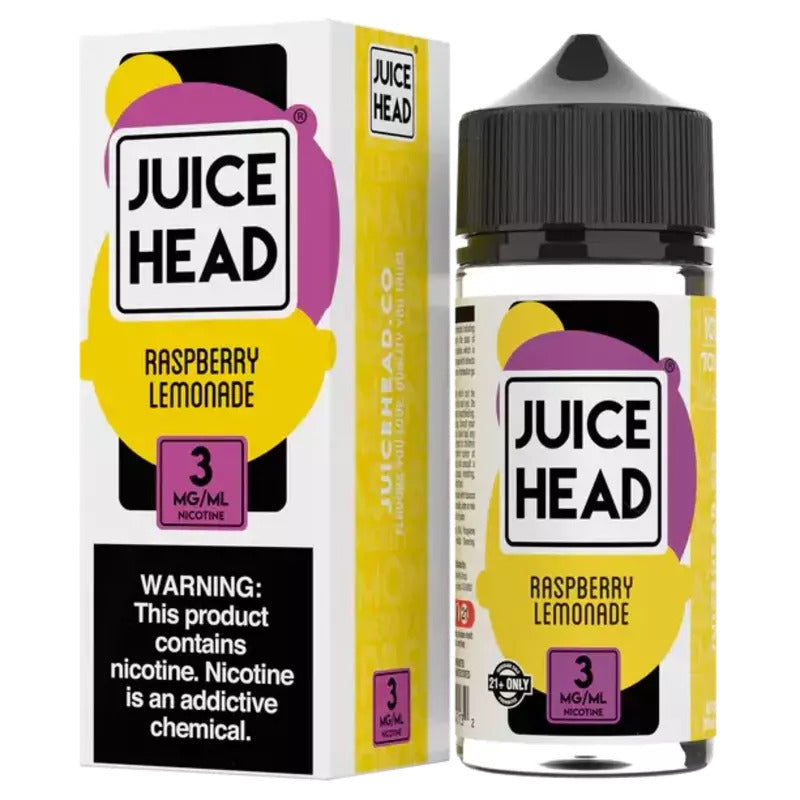 JUICE HEAD E-LIQUID RASPBERRY LEMONADE - 100ML - E-Juice Steals