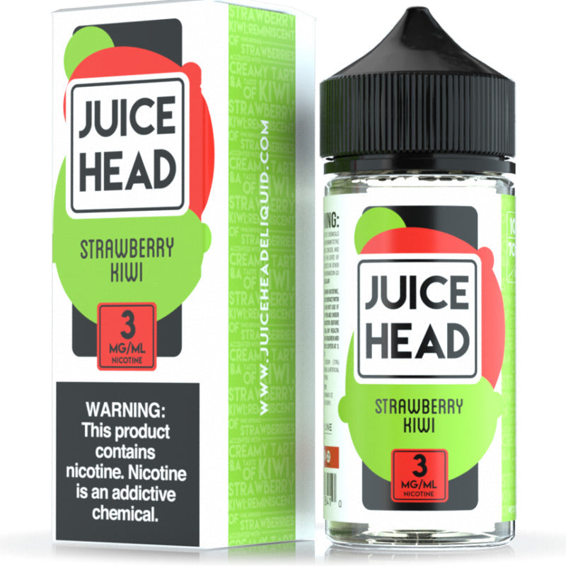 JUICE HEAD E-LIQUID STRAWBERRY KIWI - 100ML - E-Juice Steals