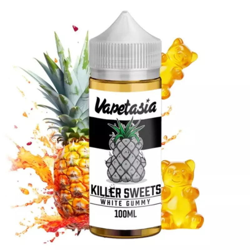 VAPETASIA E-LIQUID KILLER SWEETS WHITE GUMMY - 100ML - E-Juice Steals