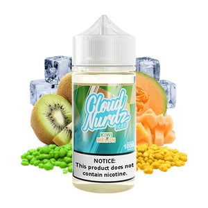 CLOUD NURDZ E-LIQUID KIWI MELON ICED - 100ML - E-Juice Steals