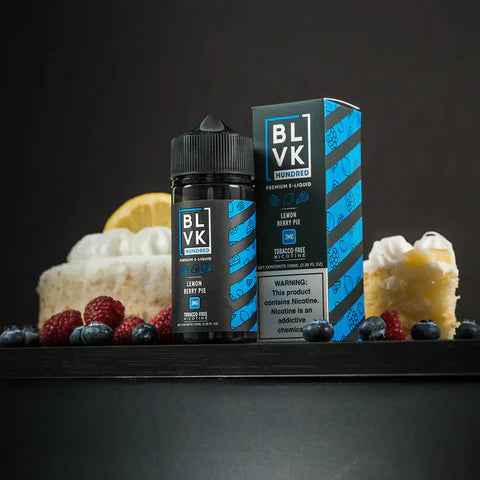 BLVK HUNDRED E-LIQUID LEMON BERRY PIE - 100ML - E-Juice Steals