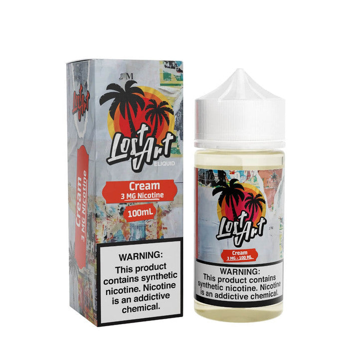 SALE! LOST ART E-LIQUID - CREAM - 100ML - E-Juice Steals