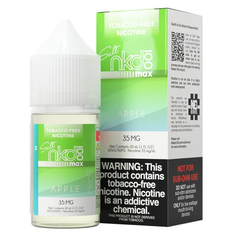 SALE! NAKED 100 MAX SALT - APPLE - 30ML - E-Juice Steals