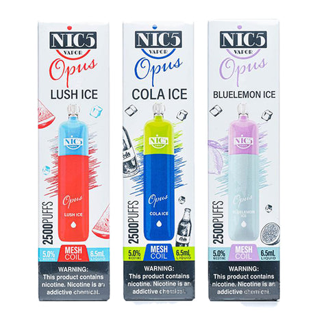 NIC5 OPUS DISPOSABLE | 2500 PUFFS
