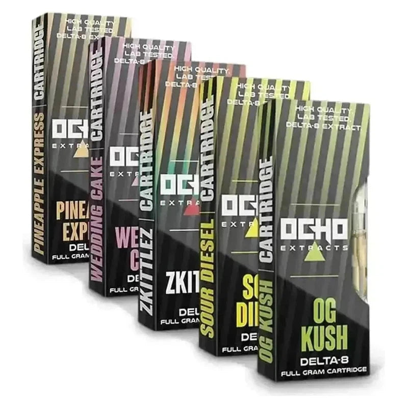 OCHO (Formerly DOJA) Extracts Delta 8 THC Vape Cartridge 1 ml - E-Juice Steals