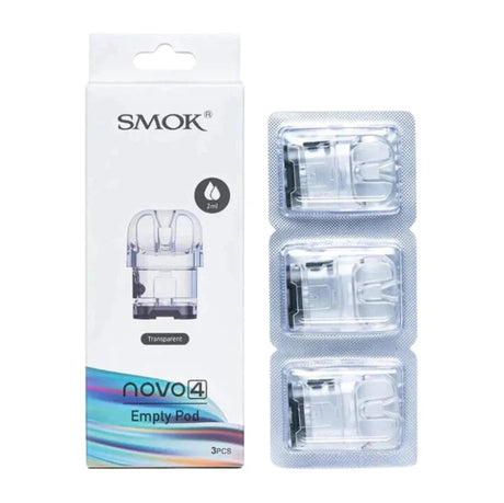 SMOK NOVO 4 REPLACEMENT PODS EMPTY | 3 PACK - E-Juice Steals