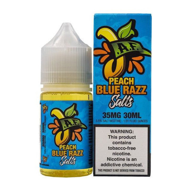 Peach Blue Razz Juicy AF TFN Salt 30ml - E-Juice Steals