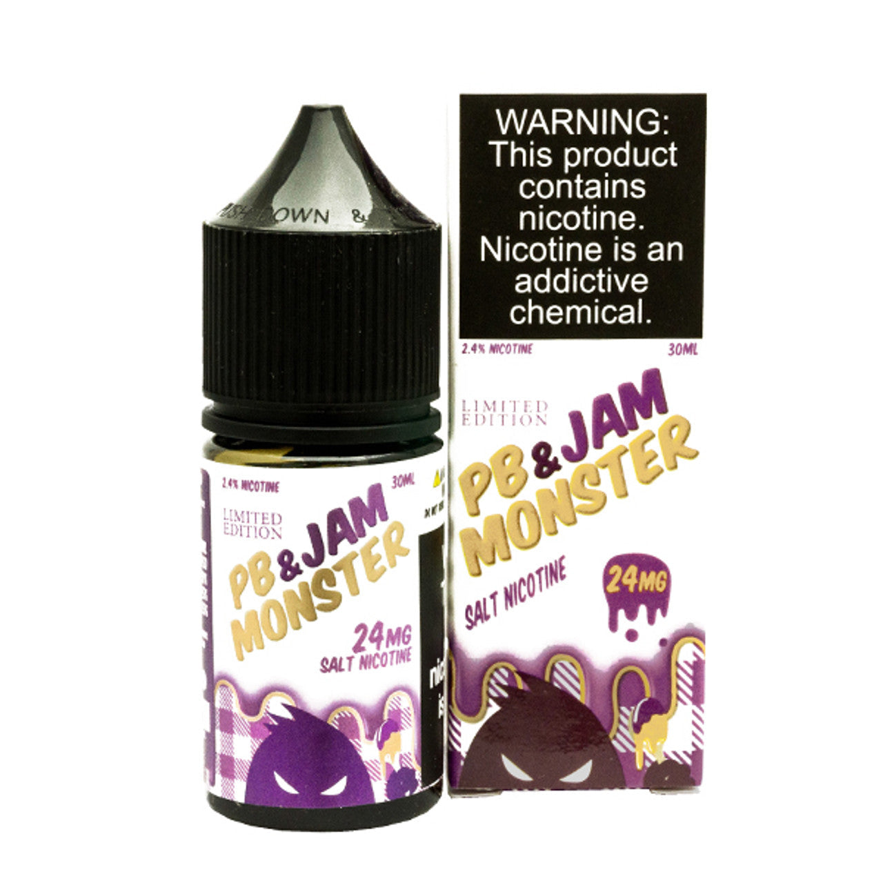 JAM MONSTER SALT PB&J GRAPE - 30ML - E-Juice Steals