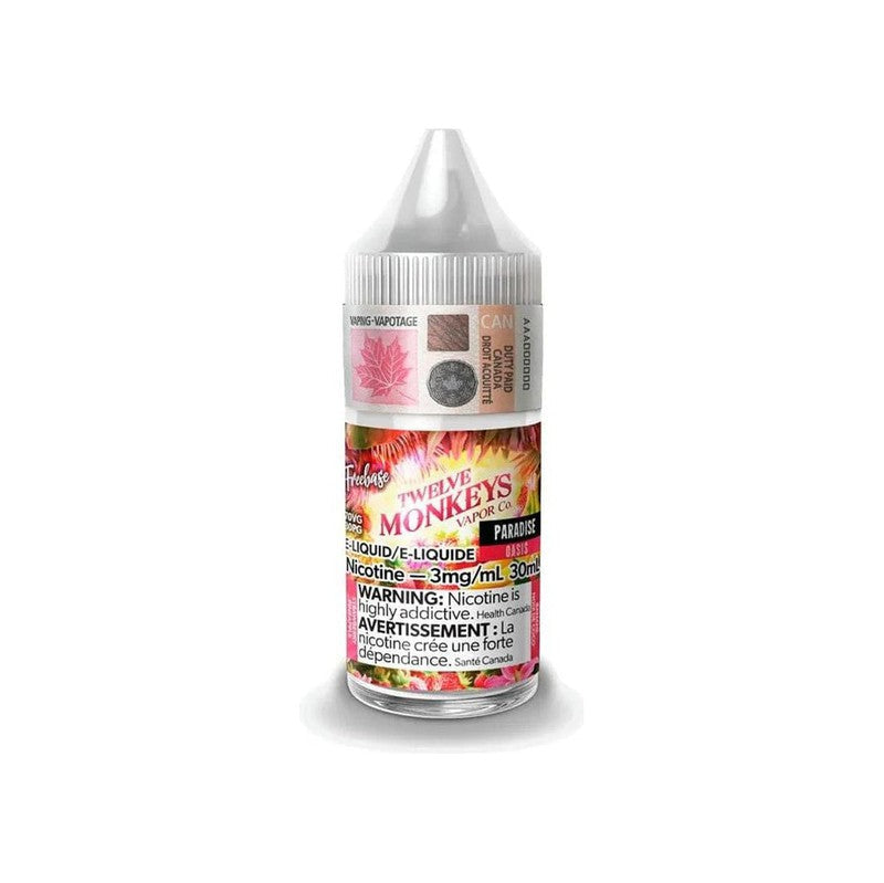 Twelve Monkeys - Paradise - Freebase - 30 ML - E-Juice Steals