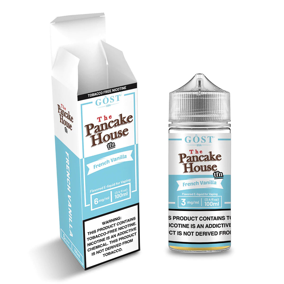 THE PANCAKE HOUSE E-LIQUID FRENCH VANILLA - 100ML - E-Juice Steals