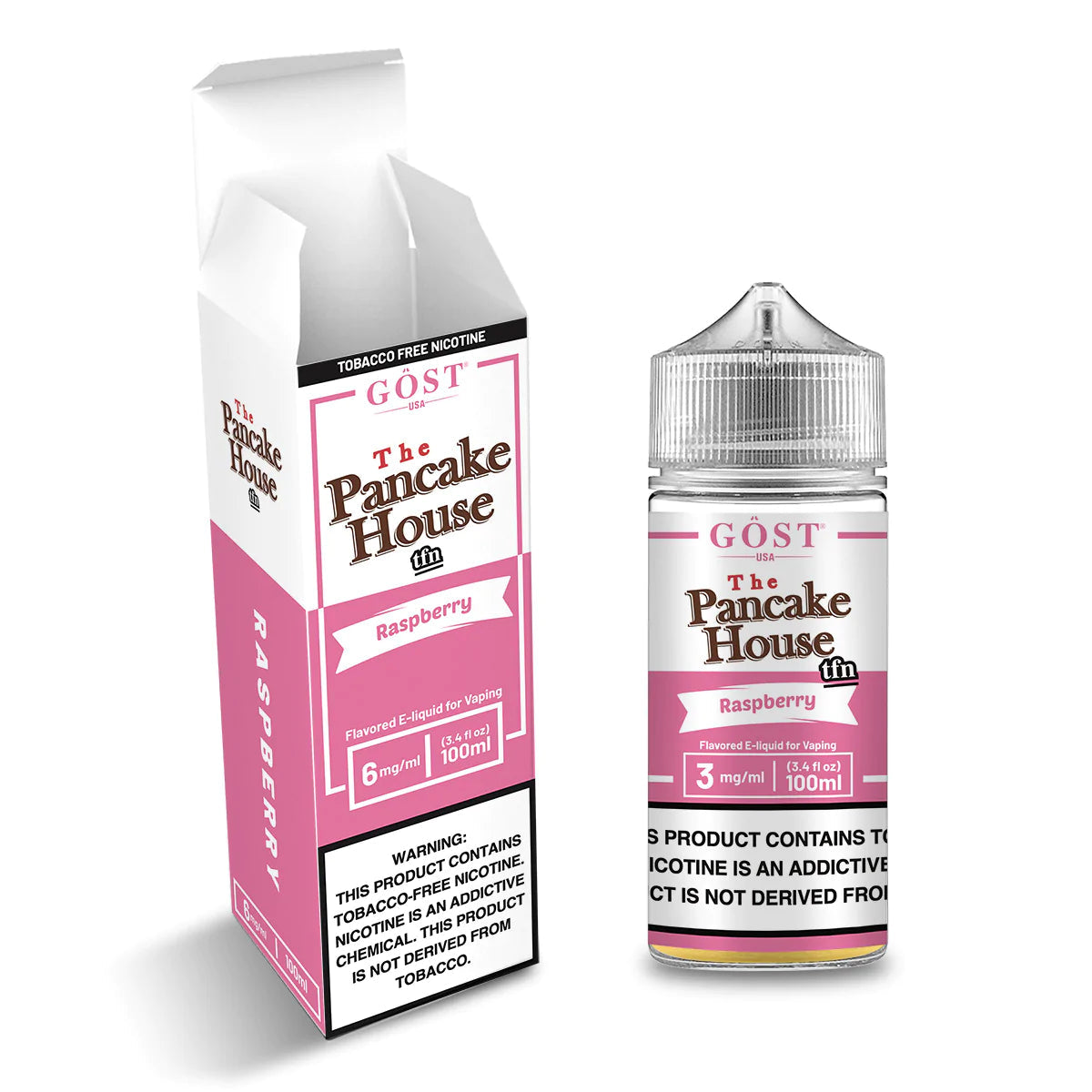 THE PANCAKE HOUSE E-LIQUID RASPBERRY - 100ML - E-Juice Steals