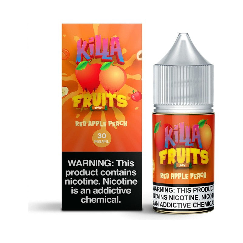 KILLA FRUITS SALT RED APPLE PEACH - 30ML - E-Juice Steals