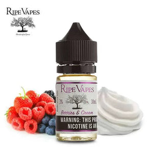 Ripe Vapes Salt - Berries And Cream - 30ml - E-Juice Steals