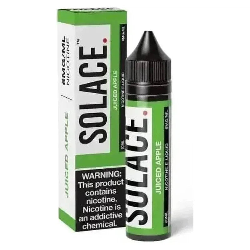 SALE! SOLACE E-LIQUID JUICED APPLE - 60ML - E-Juice Steals