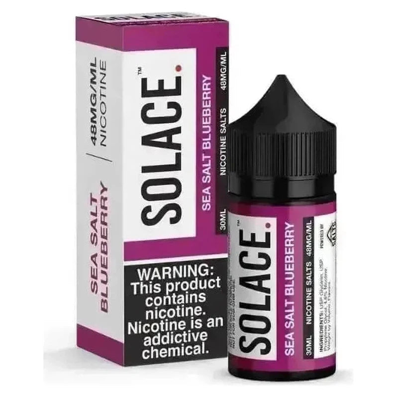 SOLACE SALT SEA SALT BLUEBERRY - 30ML - E-Juice Steals