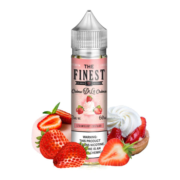 SALE! THE FINEST E-LIQUID - STRAWBERRY CUSTARD - 60ML - E-Juice Steals