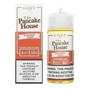THE PANCAKE HOUSE E-LIQUID PINEAPPLE PEACH - 100ML - E-Juice Steals