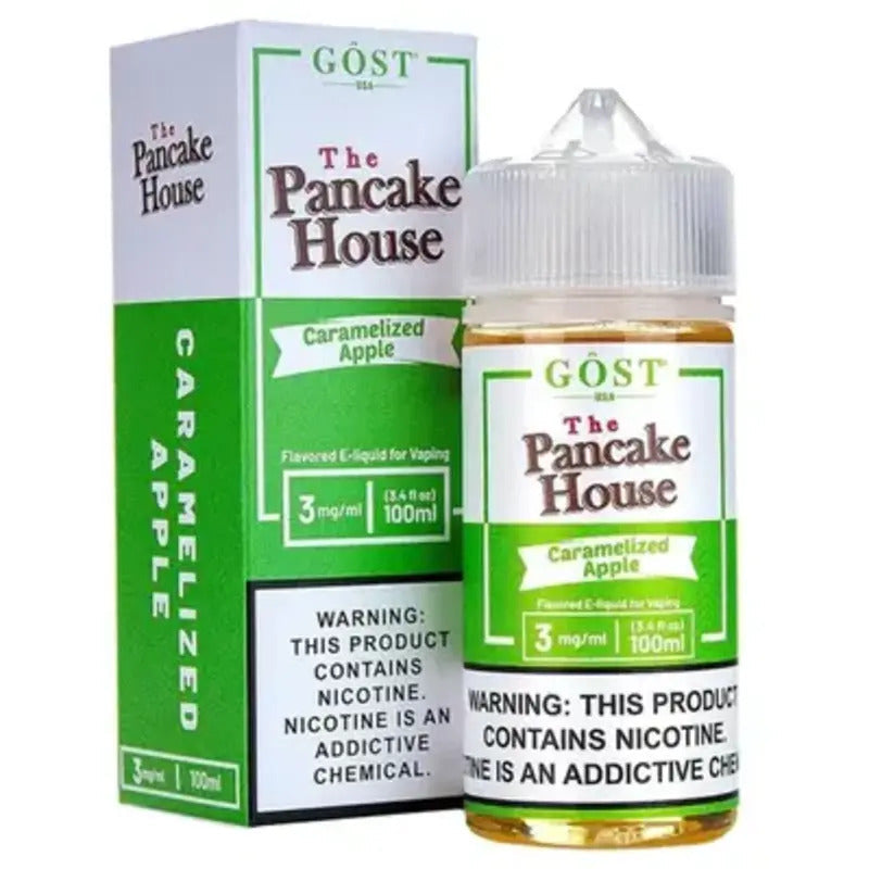 THE PANCAKE HOUSE E-LIQUID CARAMELIZED APPLE - 100ML - E-Juice Steals