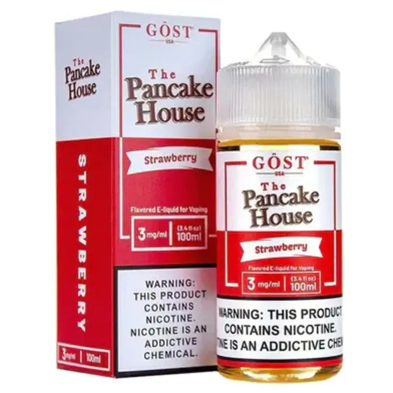 The Pancake House Glazed Strawberry Ejuice 100ml Ejuicesteals E