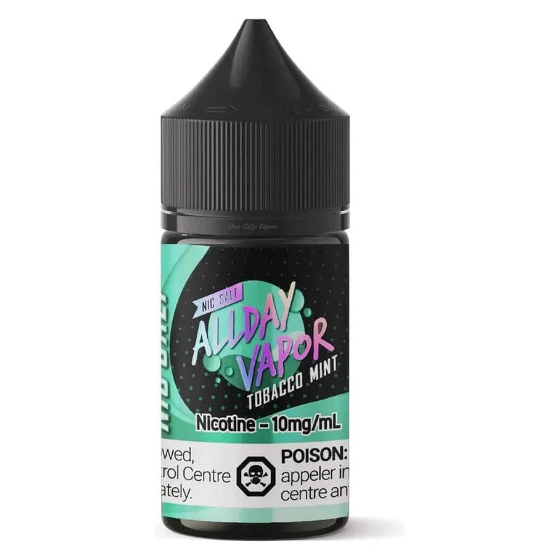 ALL DAY VAPOR SALTS - TOBACCO MINT 30ML - E-Juice Steals