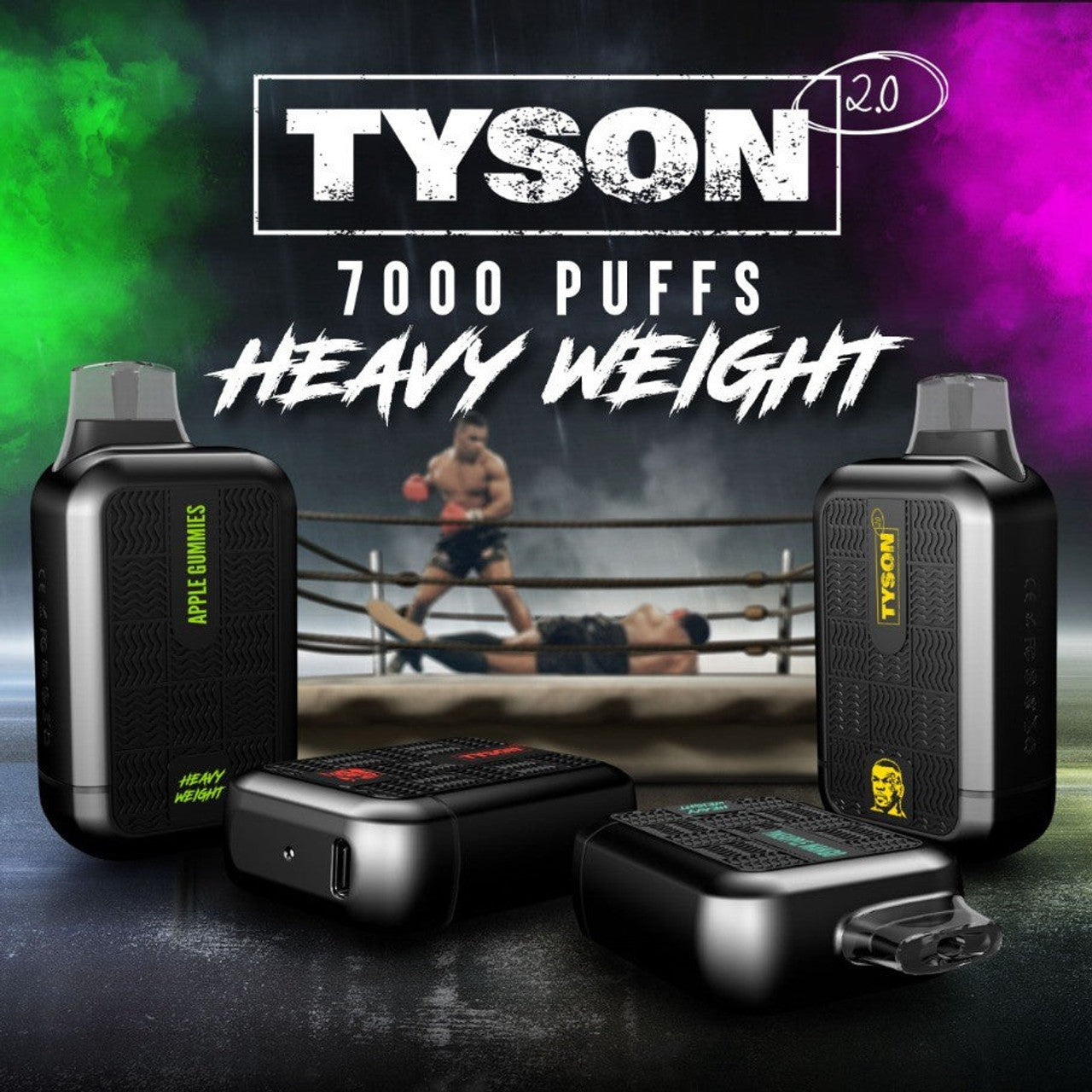 TYSON 2.0 HEAVY WEIGHT DISPOSABLE | 7000 PUFFS - E-Juice Steals