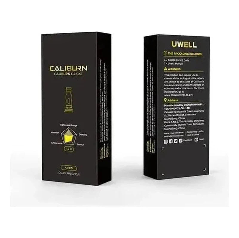 UWELL CALIBURN G2 REPLACEMENT COILS | 4 PACK - E-Juice Steals