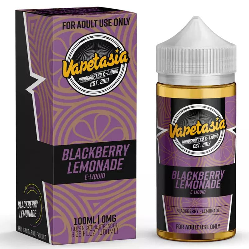 VAPETASIA E-LIQUID BLACKBERRY LEMONADE - 100ML - E-Juice Steals