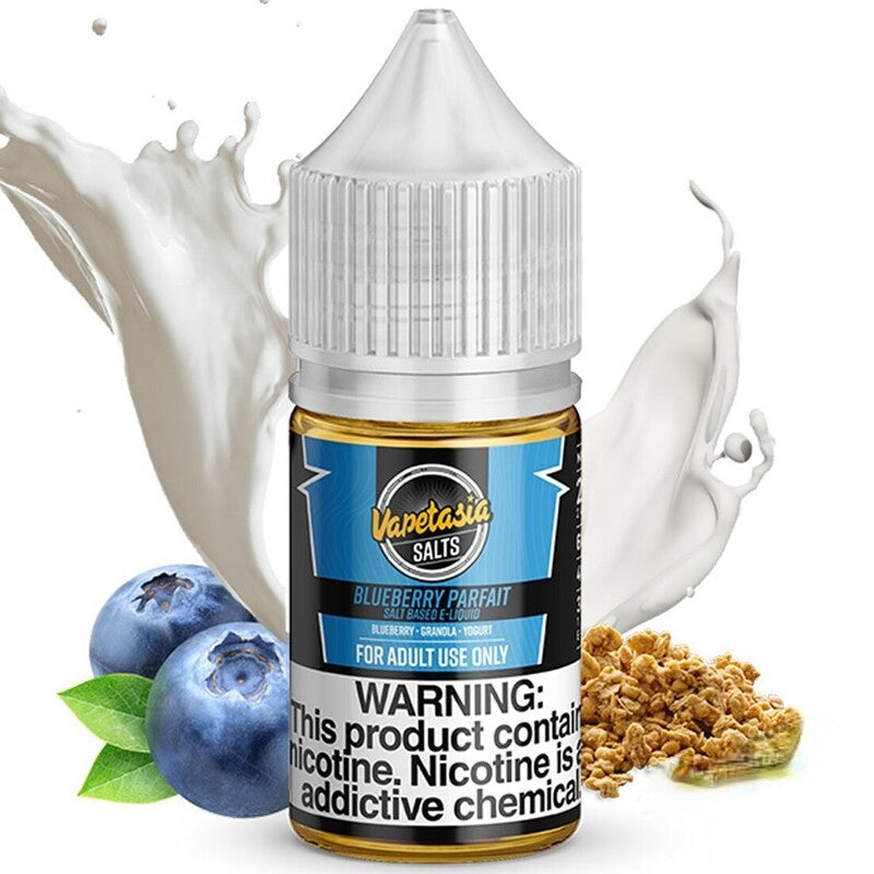 VAPETASIA SALT BLUEBERRY PARFAIT - 30ML - E-Juice Steals