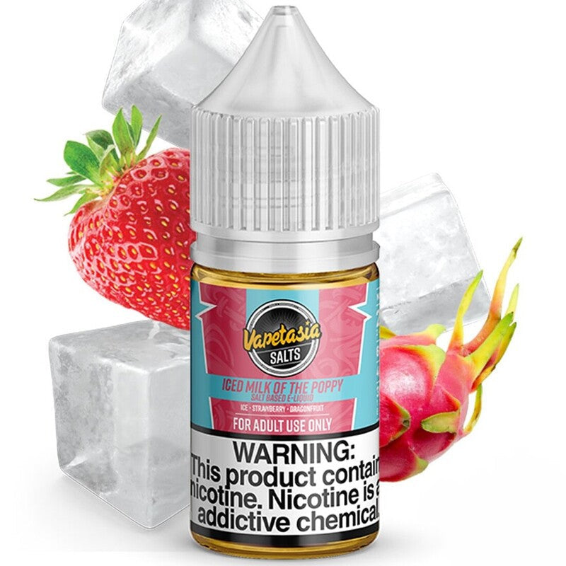 VAPETASIA SALT MILK OF THE POPPY ICED - 30ML - E-Juice Steals