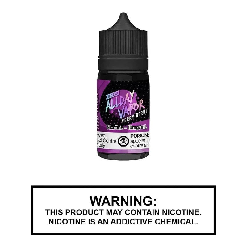 ALL DAY VAPOR SALTS - VERRI BERRI 30ML - E-Juice Steals