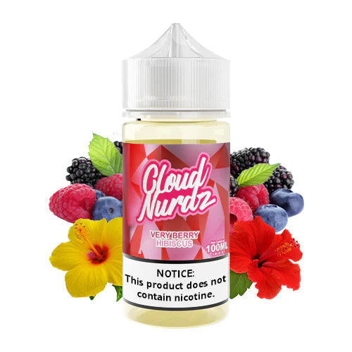 CLOUD NURDZ E-LIQUID VERY BERRY HIBISCUS - 100ML - E-Juice Steals