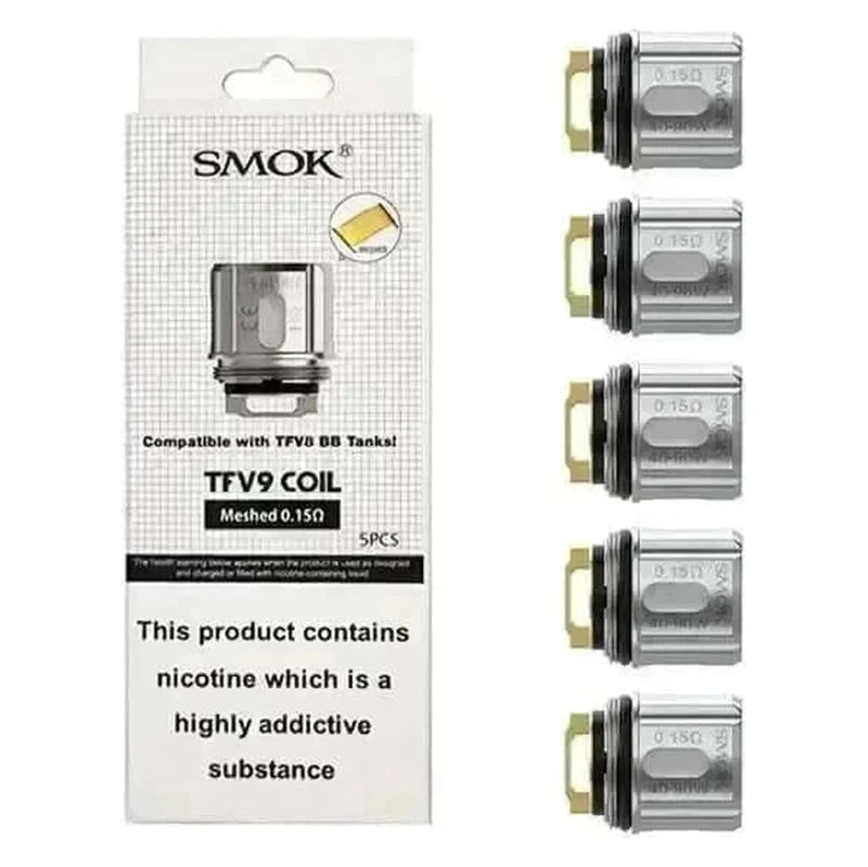 SMOK TFV9 REPLACEMENT COILS | 5 PACK - E-Juice Steals