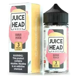 JUICE HEAD E-LIQUID GUAVA PEACH FREEZE - 30ML(FREEBASE) - E-Juice Steals