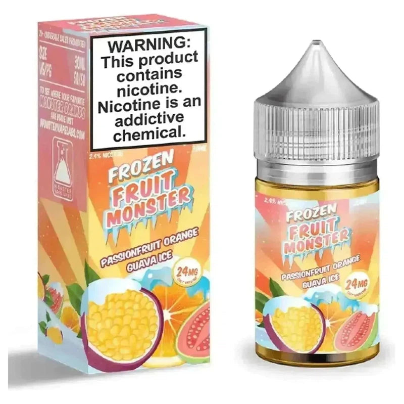 FROZEN FRUIT MONSTER SALT PASSIONFRUIT ORANGE GUAVA - 30ML - E-Juice Steals