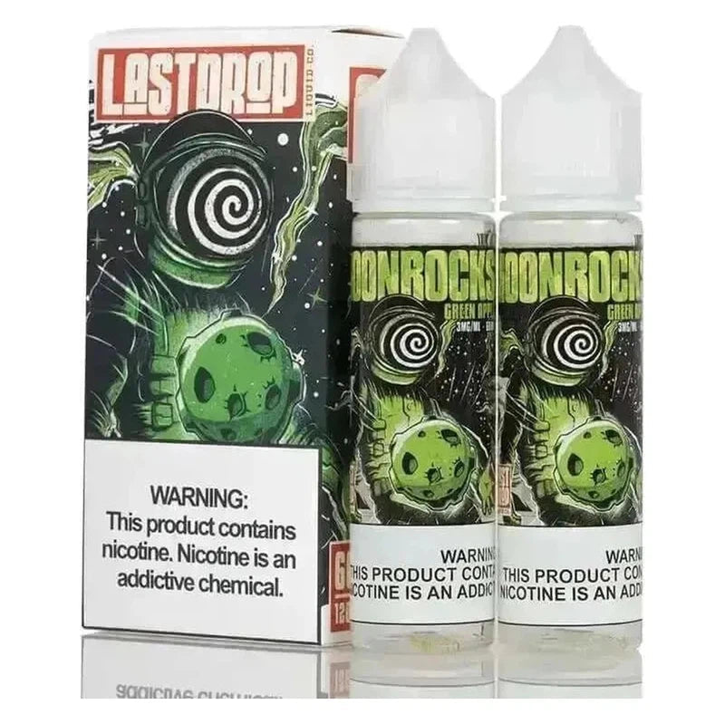 LAST DROP E-LIQUID - MOONROCKS GREEN APPLE - 60ML - E-Juice Steals