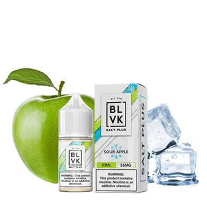 BLVK Salt Plus - Apple Candy Ice(Sour Apple Ice) - 30ml - E-Juice Steals