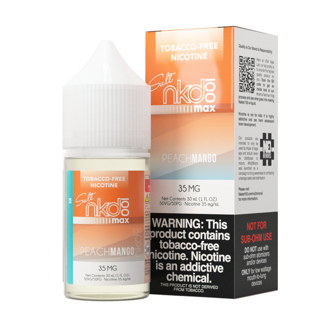 SALE! NAKED 100 MAX SALT - MANGO - 30ML - E-Juice Steals