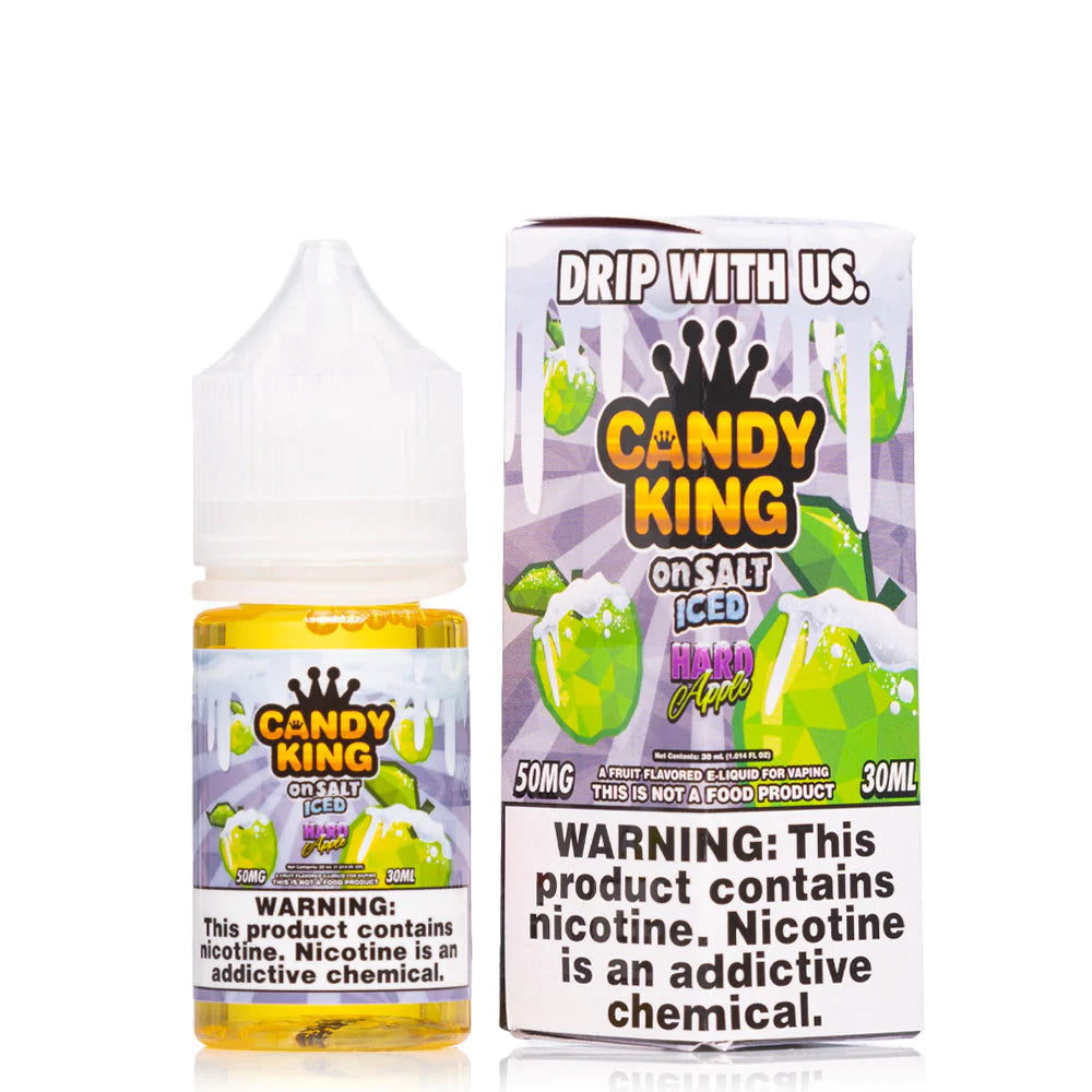 SALE! CANDY KING SALT HARD APPLE ICED - 30ML - E-Juice Steals