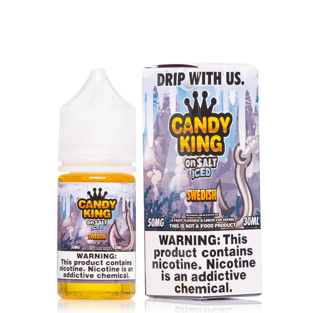 SALE! CANDY KING SALT SWEDISH ICED - 30ML - E-Juice Steals
