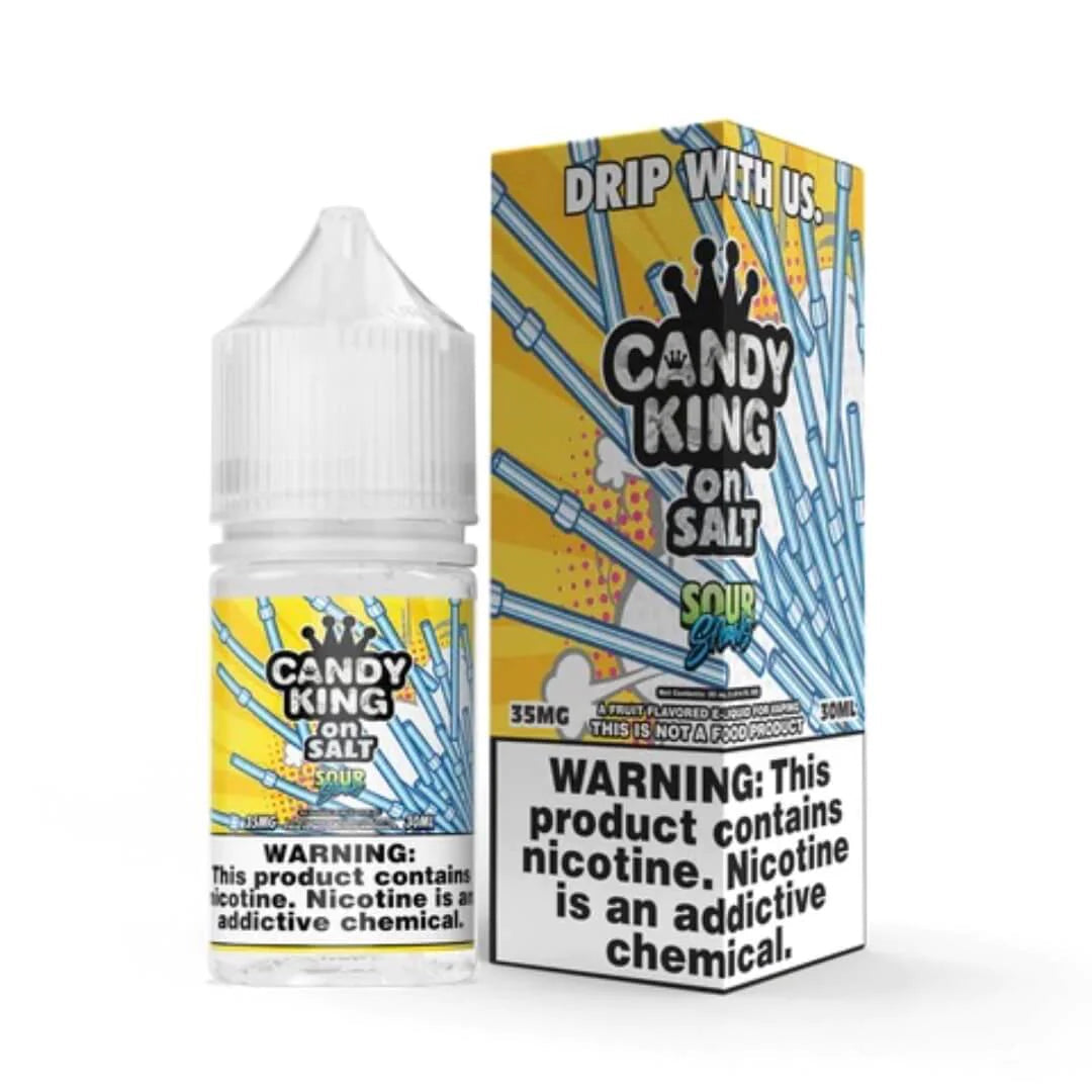 SALE! CANDY KING SALT SOUR STRAWS - 30ML - E-Juice Steals