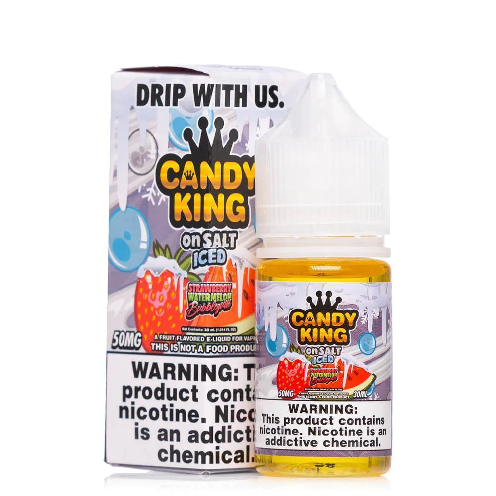 SALE! CANDY KING SALT STRAWBERRY WATERMELON BUBBLEGUM ICED - 30ML - E-Juice Steals