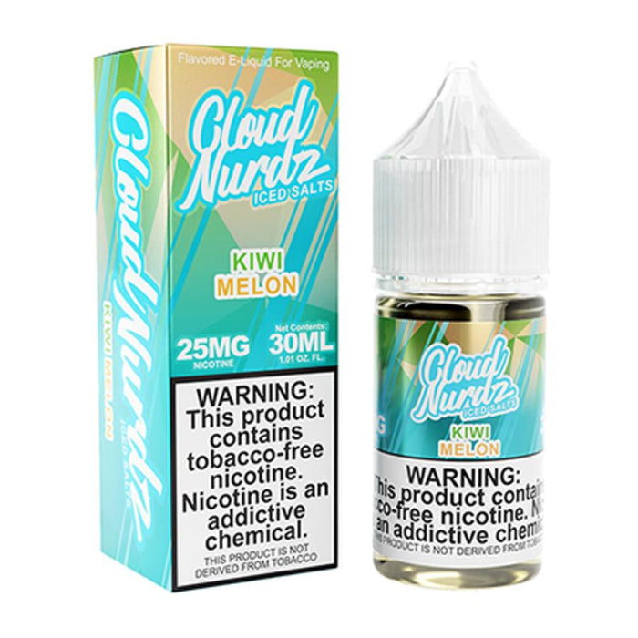 CLOUD NURDZ SALT ICED KIWI MELON - 30ML - E-Juice Steals