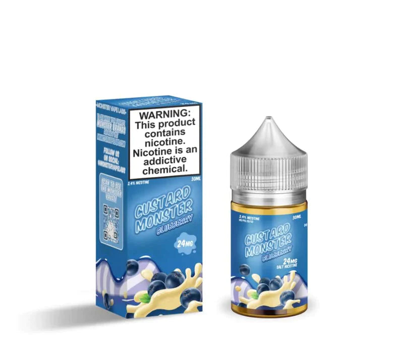 SALE! CUSTARD MONSTER SALT BLUEBERRY - 30ML - E-Juice Steals