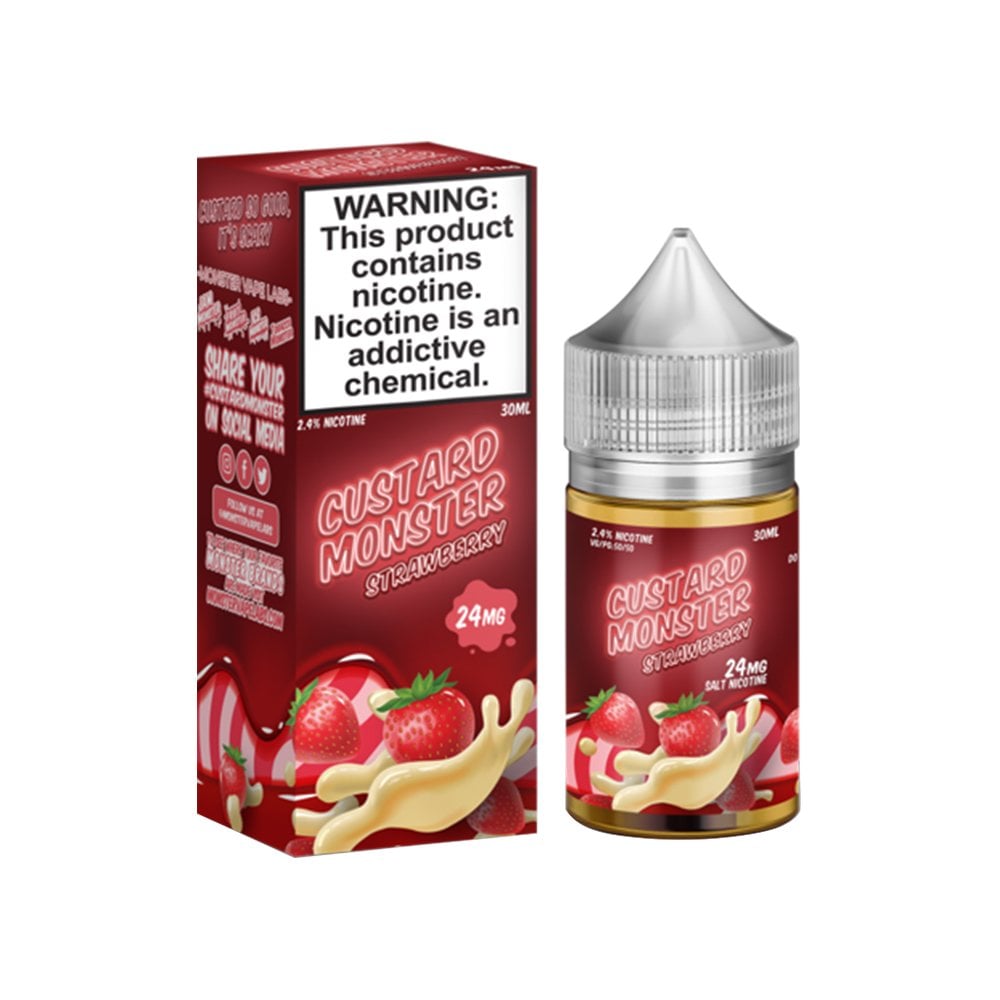 SALE! CUSTARD MONSTER SALT STRAWBERRY - 30ML - E-Juice Steals