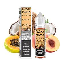 SALE  Pachamama - Peach Papaya Coconut Cream Ejuice - 60ml