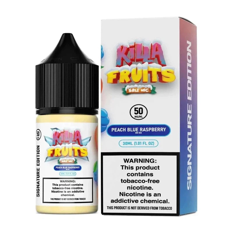 KILLA FRUITS SALT SIGNATURE PEACH BLUE RASPBERRY ICE - 30ML - E-Juice Steals